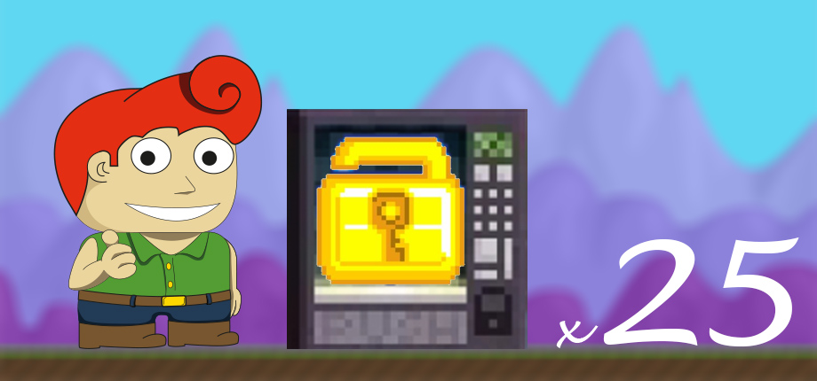 Growtopia 25 World Lock