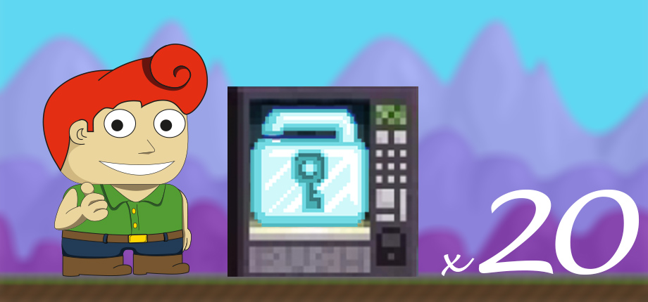 Growtopia 20 Diamond Lock