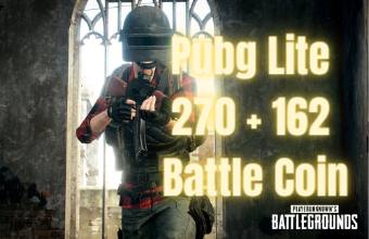Pubg Lite 270 + 162 Battle Coin