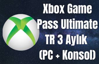 Xbox Game Pass Ultimate TR 3 Aylık (PC + Konsol)
